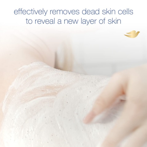 اسکراب لایه بردار بدن داو Dove مدل Kiwi Seeds & Aloe Vera وزن 298 گرم - تصویر 3