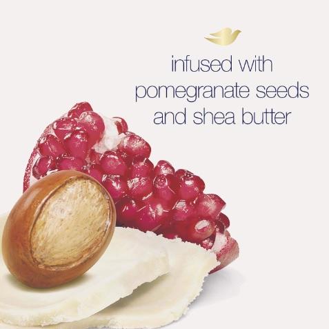 اسکراب لایه بردار بدن داو Dove مدل Pomegranate & Shea Butter وزن 298 گرم - تصویر 3