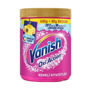 پودر لکه بر لباس ونیش vanish مدل Oxi Action وزن 480 گرم
