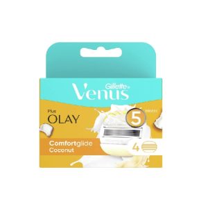 یدک خودتراش ژیلت Gillette مدل Venus Comfortglide Coconut بسته 4 عددی