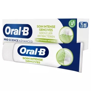 خمیر دندان اورال بی Oral B مدل Soin Intense Gencives حجم 75 میلی لیتر