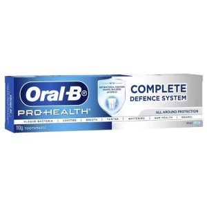 خمیر دندان اورال بی Oral B مدل Complete Defence System وزن 110 گرم
