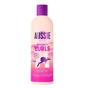 شامپو موهای فر آسی Aussie مدل Bouncy Curls حجم 300 میلی لیتر