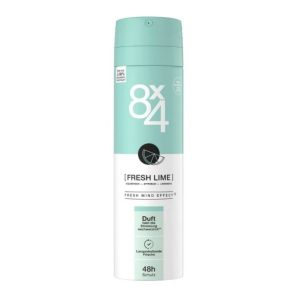 اسپری بدن هشت در چهار 8x4 مدل Fresh Lime حجم 150 میلی لیتر