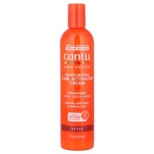کرم مرطوب کننده مو کانتیو Cantu حاوی شی باتر حجم 355 میلی لیتر