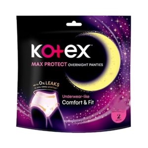 نوار بهداشتی شورتی کوتکس Kotex مدل MAX بسته 2 عددی