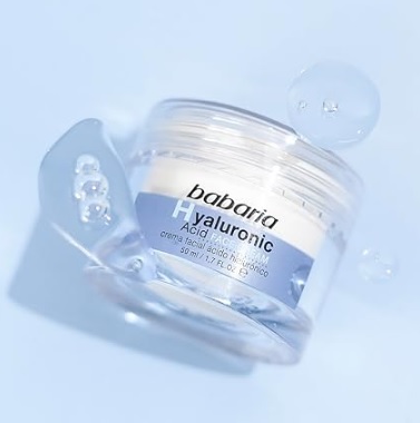 کرم آبرسان صورت باباریا Babaria مدل Hyaluronic Acid حجم 50 میلی لیتر - تصویر 3