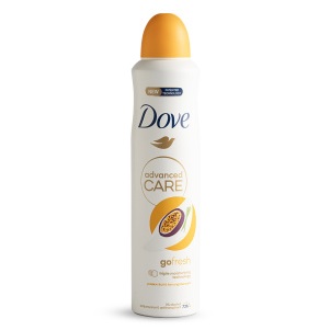 اسپری ضد تعریق زنانه داو Dove مدل Go Fresh با رایحه پشن فروت حجم 250 میلی لیتر