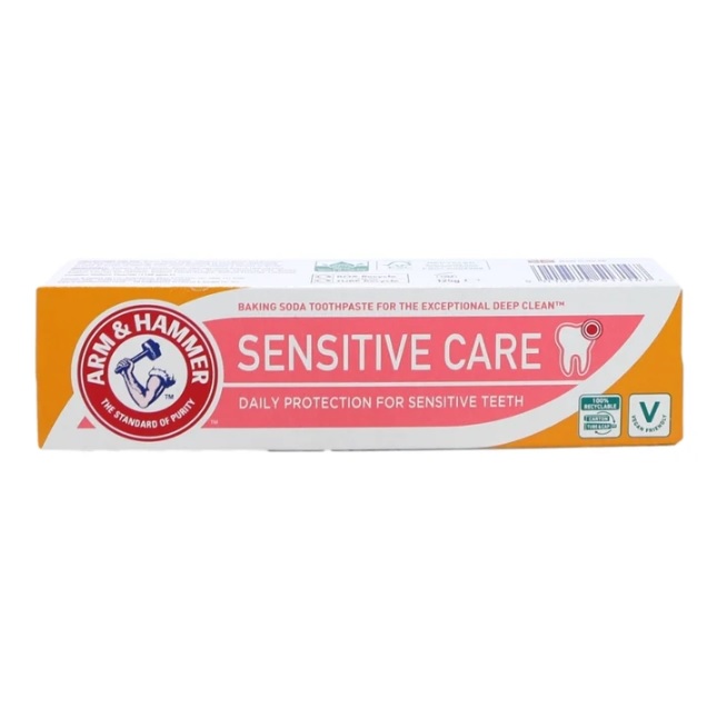 خمیر دندان آرم اند همر Arm & Hammer مدل Sensitive Care وزن 125 گرم