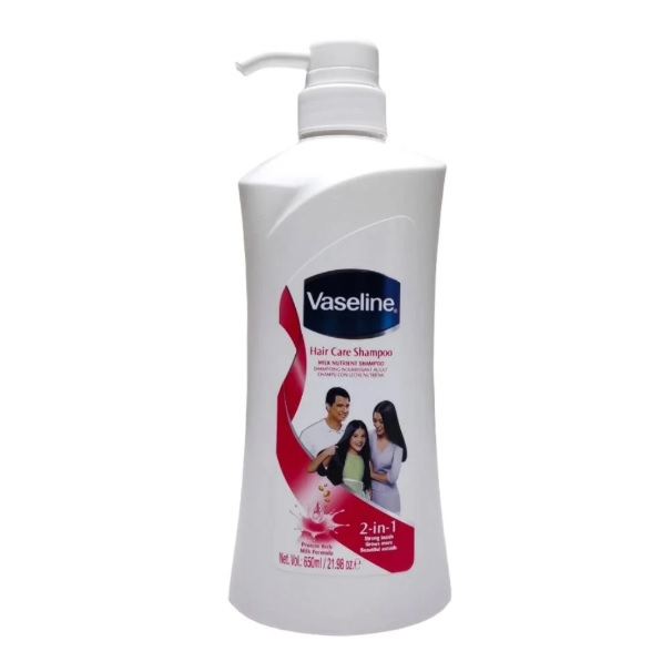 شامپو وازلین Vaseline مدل Hair Care Milk حجم 650 میلی لیتر