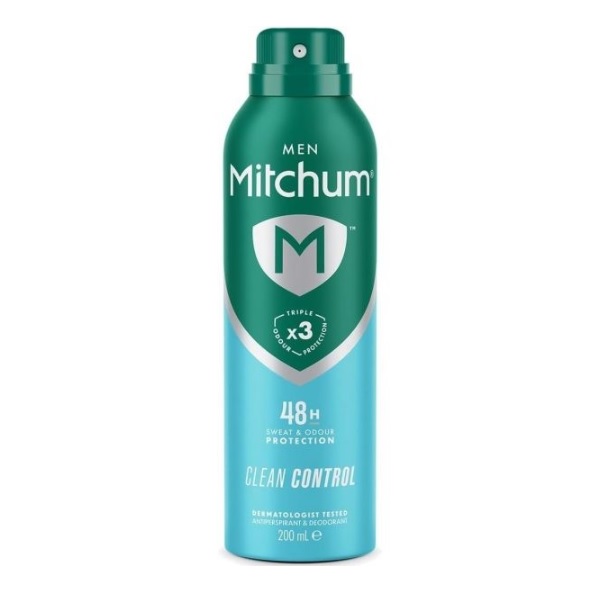 اسپری ضدتعریق مردانه ميچام Mitchum مدل Clean Control حجم 200 میلی لیتر