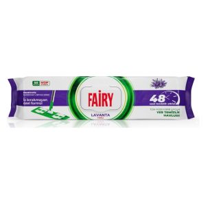 دستمال مرطوب مخصوص تی فیری Fairy مدل Lavanta بسته 50 عددی