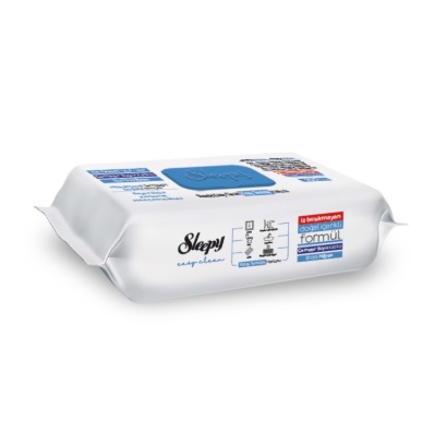 دستمال مرطوب اسلیپی Sleepy آبی بسته 100 عددی